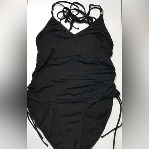 Time and Tru ladies whole piece swimsuit black XL